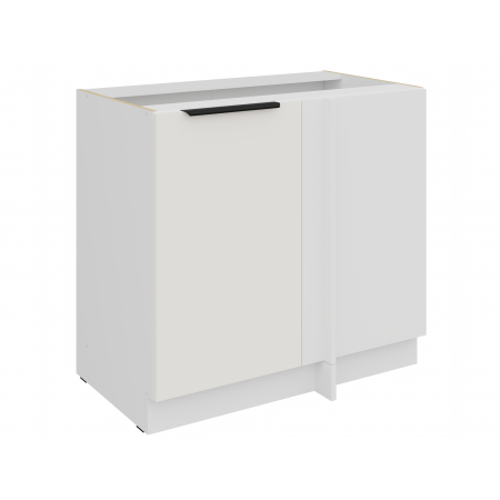 Szafka narożna 105 cm biała AURO